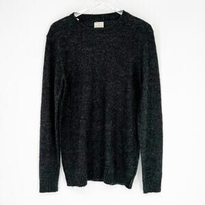 Selected HOMME Shinal Crewneck Wool‎ Blend Sweater M Grey